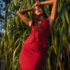 Bella Beaded Red Skirt - Image 5