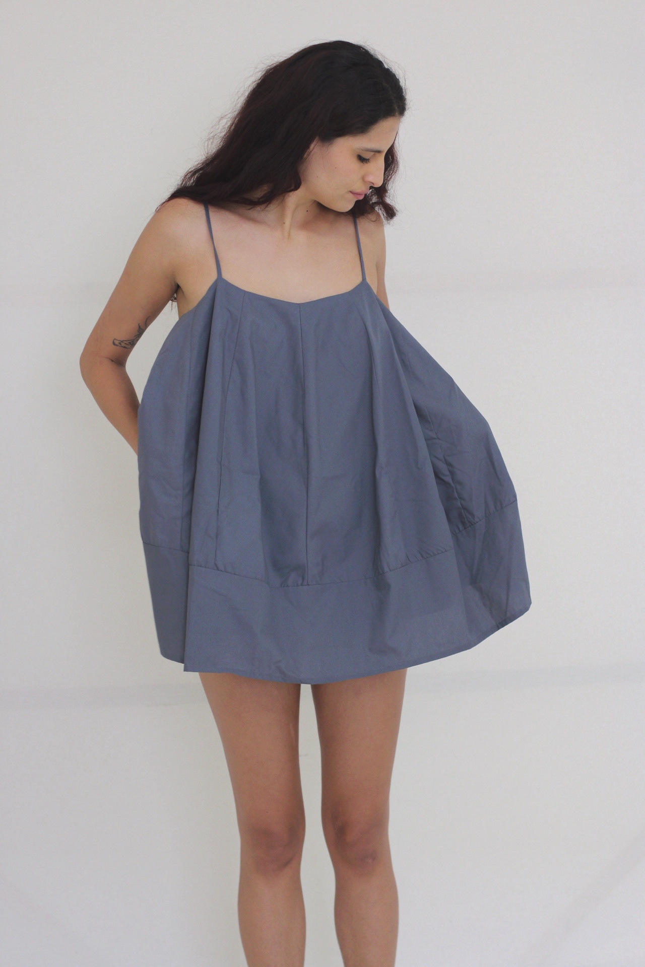 Bubble Grey Mini Dress
