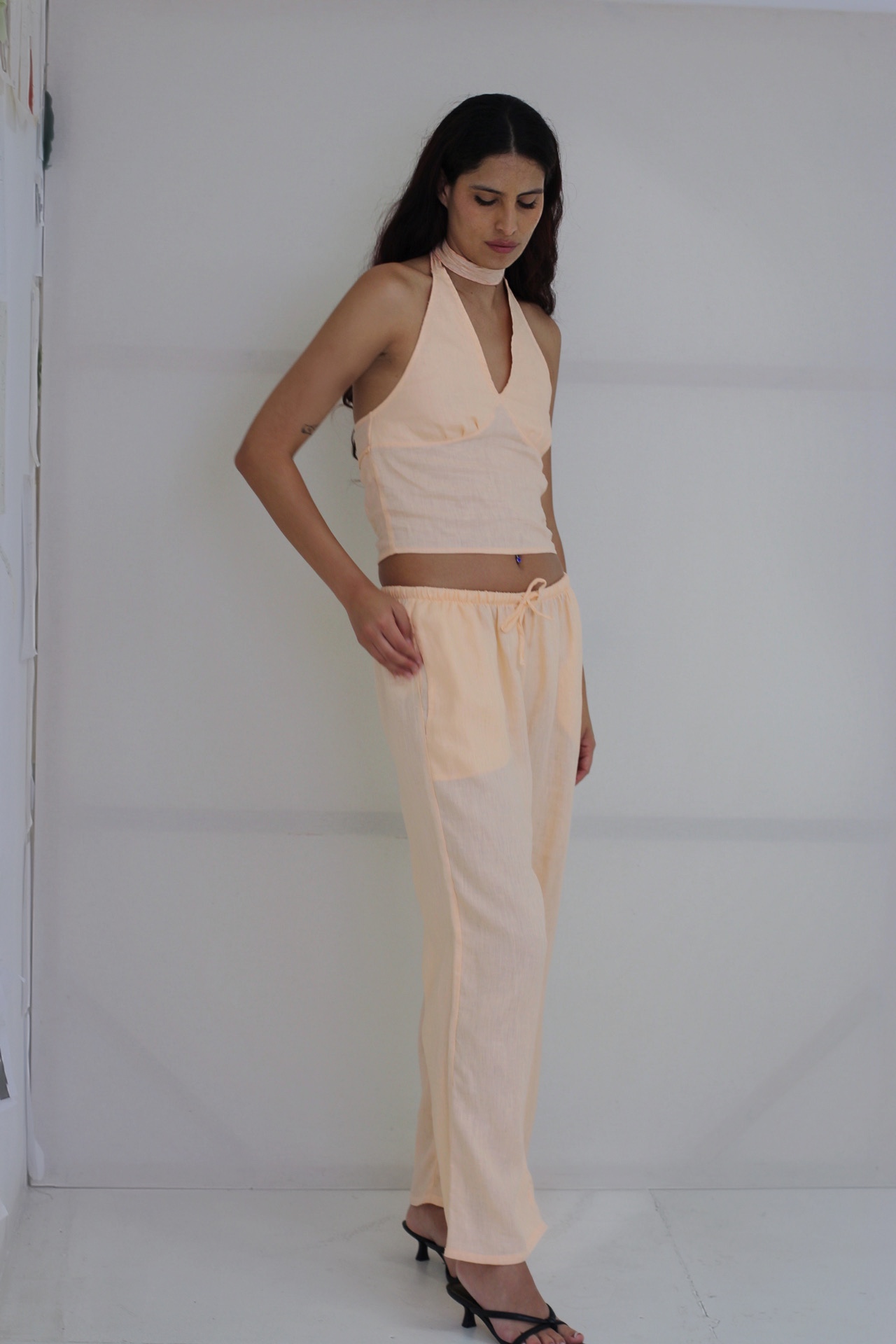 Matte summer 2026 linen pants.